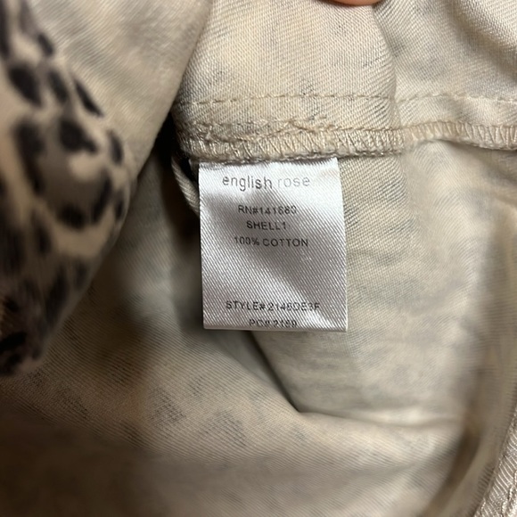 NWT Size Large Endless Rose Animal Print Vest - Picture 6 of 8